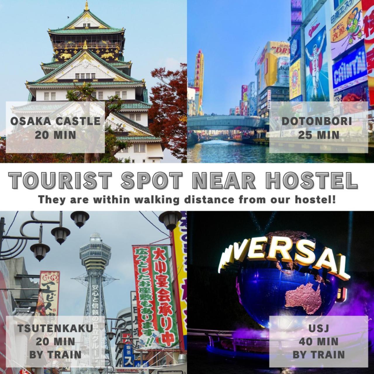 &And Hostel Shinsaibashi East Osaka Ngoại thất bức ảnh